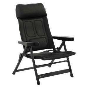 Travellife Lucca Recliner Lounge Black 2130310 Travellife - UK Camping And Leisure