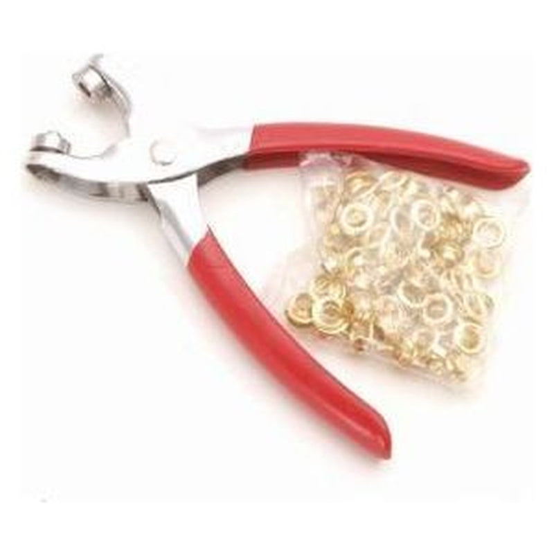 Rolson 7" Eyelet Plier Set 20844 Rolson - UK Camping And Leisure