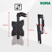 Kuma Flip Down Tv Bracket BKUMBRK156 Kuma - UK Camping And Leisure