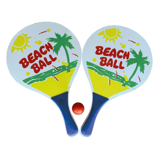 Wooden Beach Bat Set M0048 UK Camping And Leisure - UK Camping And Leisure