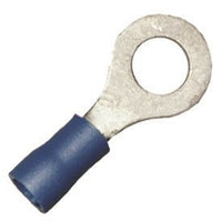 W4 6mm ring terminal blue 3 pack