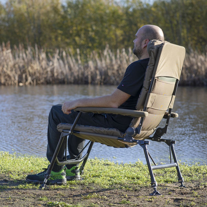 Dellonda Portable Reclining Chair with Armrests DL73 Dellonda - UK Camping And Leisure