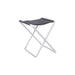 Crespo Stool/Footrest AL/302 Deluxe Dark Grey Crespo - UK Camping And Leisure