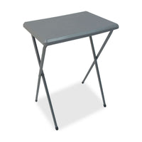 Fleetwood high plastic table in grey F0016G