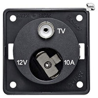 Berker 12V Cigar/Tv Point Black 21227A