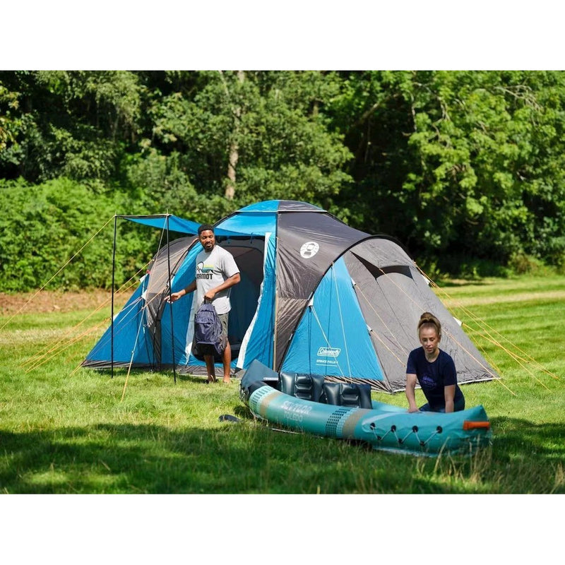 Coleman Spruce Falls 6-Person Tent Spacious Vis-à-Vis Family Camping - Image 8 of 12 | UK Camping and Leisure