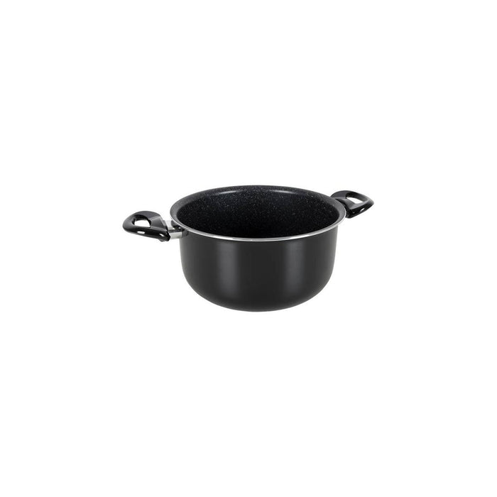 Gimex Cookware Induction Black 7 Pieces Gimex - UK Camping And Leisure