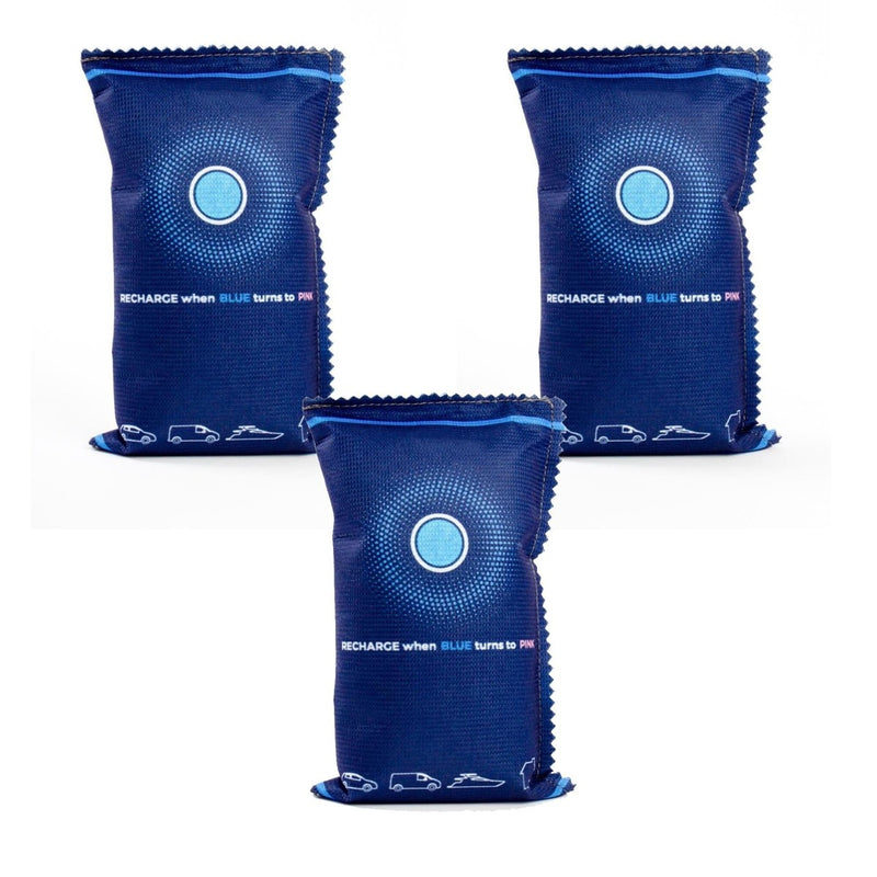 3x Car Home Dehumidifier Large Dry Bag Moisture Killer Absorber Pad Reusable Microwave UKB4C - UK Camping And Leisure