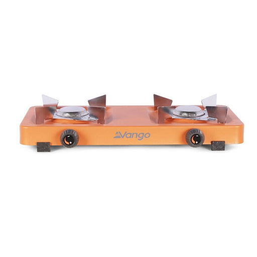 Vango Blaze Double Gas Cooker Camping Fishing Stove Burnt Orange