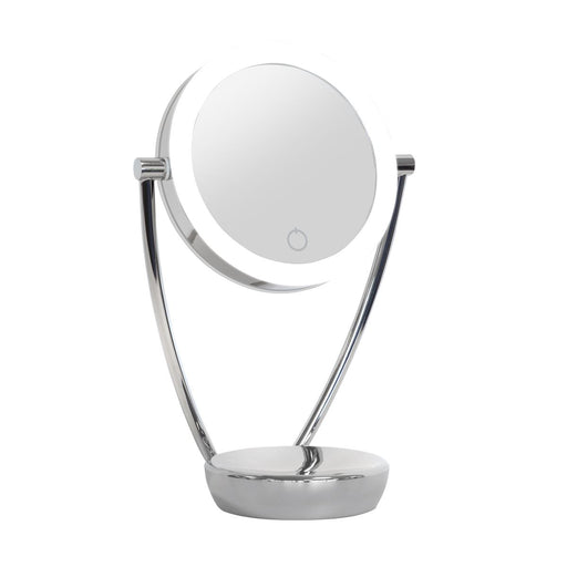 Dellonda Freestanding Double-Sided LED Vanity Mirror 7.5" DH3 Dellonda - UK Camping And Leisure