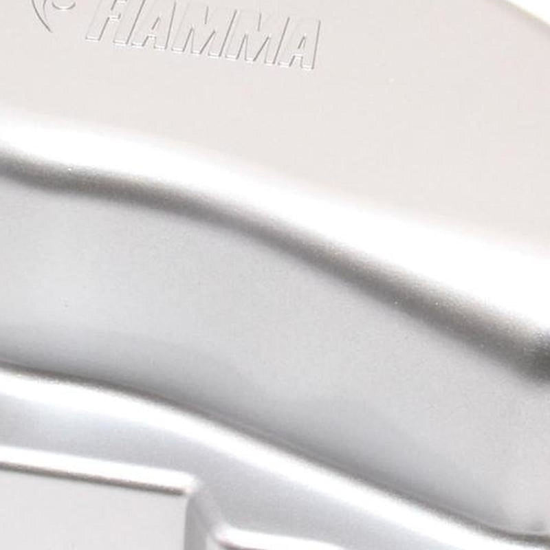 Fiamma F65L 2018 Left Hand Outer End Cap Titanium (98667-040) Fiamma - UK Camping And Leisure