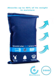 6x Car Home Dehumidifier Large Dry Bag Moisture Killer Absorber Pad Reusable Microwave UKB4C - UK Camping And Leisure
