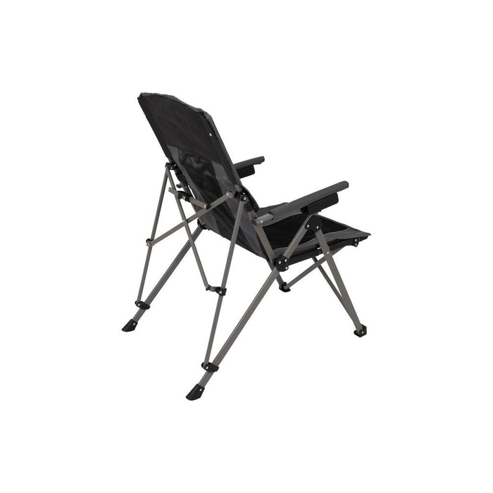 Bo-Camp Folding Chair Fraser 4 Positions Anthracite Bo-Camp - UK Camping And Leisure