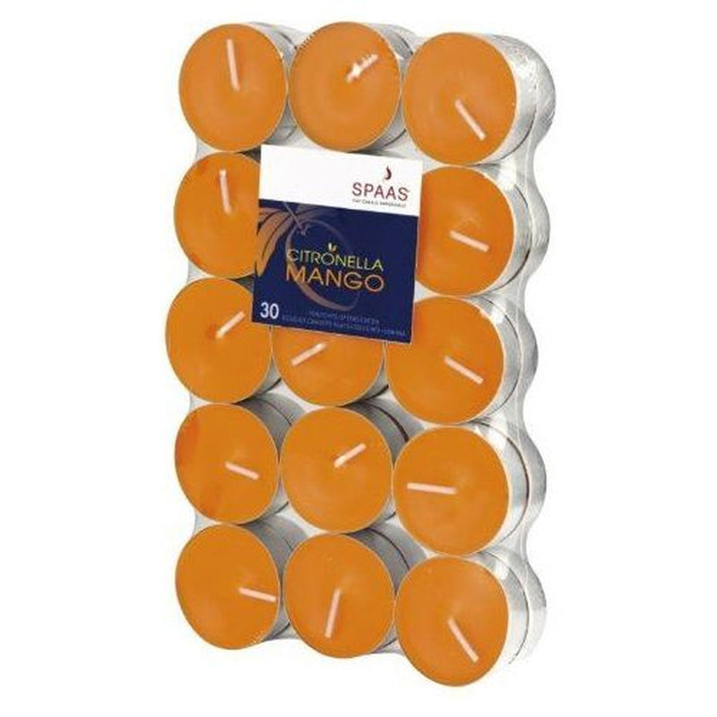 Citronella Maxi Tealights (8) S0392124149 Ivyline - UK Camping And Leisure