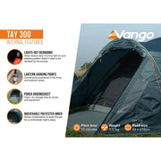 Vango Tay 300 Tent Deep Blue Vango - UK Camping And Leisure