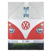 Vw Double Sleeping Bag Reversable Blue/Red 190Cm X 150Cm OL0183 Board Masters - UK Camping And Leisure