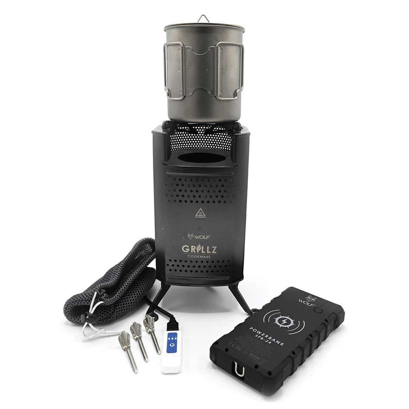 Wolf Outdoors Grillz Biomaster Stove with EVA Storage Case Wolf Outdoors - UK Camping And Leisure