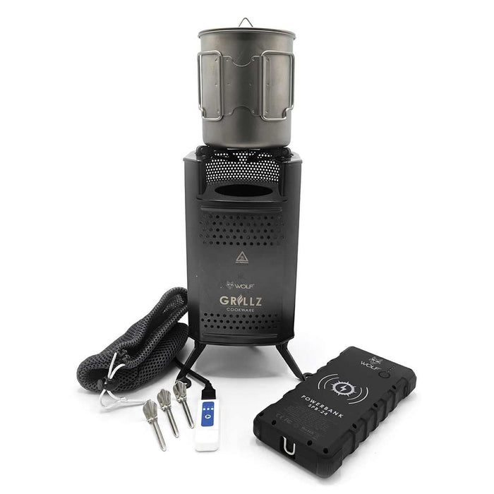 Wolf Outdoors Grillz Biomaster Stove with EVA Storage Case Wolf Outdoors - UK Camping And Leisure