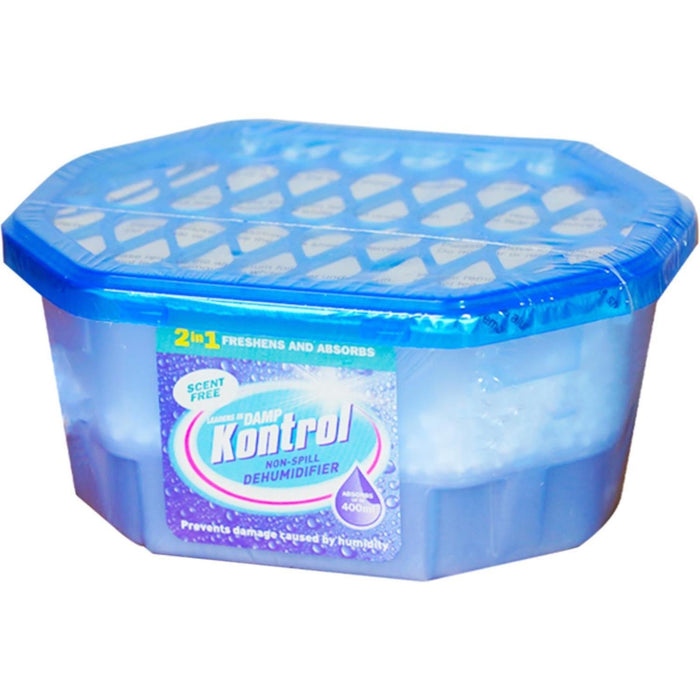 Kontrol Non Spill Dehumidifier Scent Free 400ml Capacity Kontrol - UK Camping And Leisure