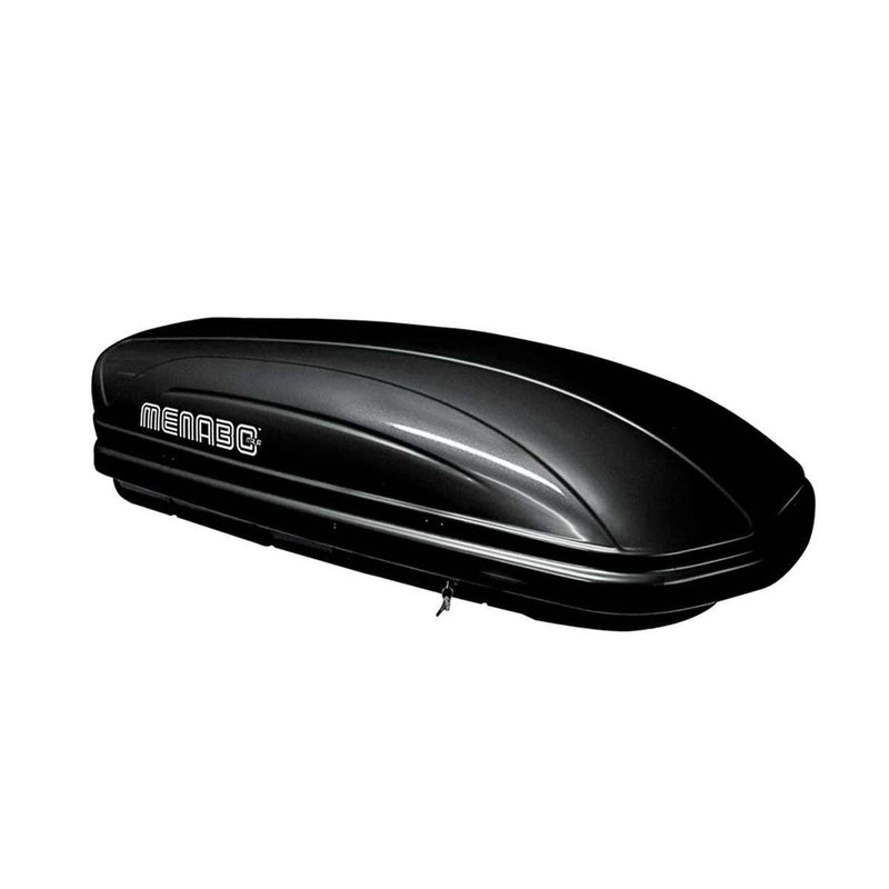 Menabo Mania 400 Litre Black Roof Box (75kg Max.) Menabo - UK Camping And Leisure