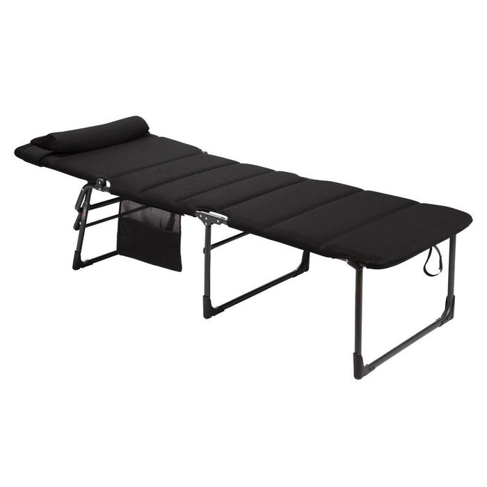 Crespo Lounger AP/363 Air Deluxe Black Crespo - UK Camping And Leisure
