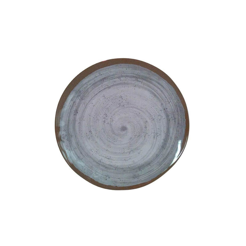 Bo-Camp Tableware Halo Melamine 12 Pieces Grey Bo-Camp - UK Camping And Leisure