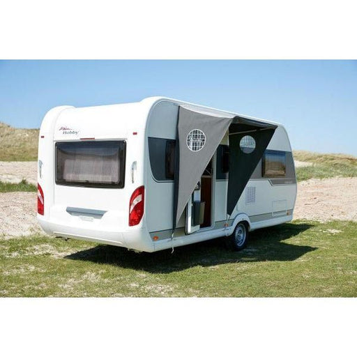 Door Canopy for caravan Black | touring caravan