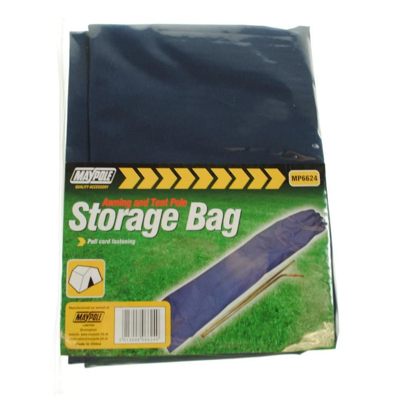 Awning And Tent Pole Storage Bag Pull Cord 150Cm X 40Cm Blue Bag Maypole Mp6624 - View 2