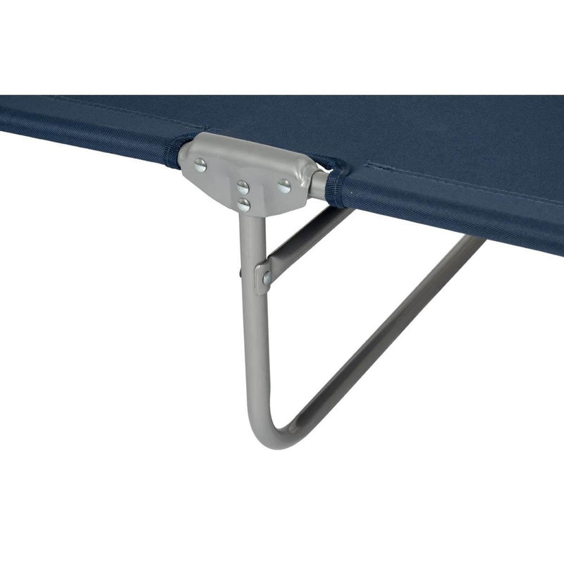 Bo-Camp Sun Lounger 5 Positions Blue Bo-Camp - UK Camping And Leisure