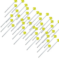 60 x Titan Glow in the Dark Ground Rock Pegs 20cm 8"