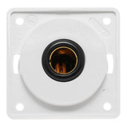 12V Single Pole Socket White (21223W) Convenient White 12V Single Pole Socke W25 - UK Camping And Leisure