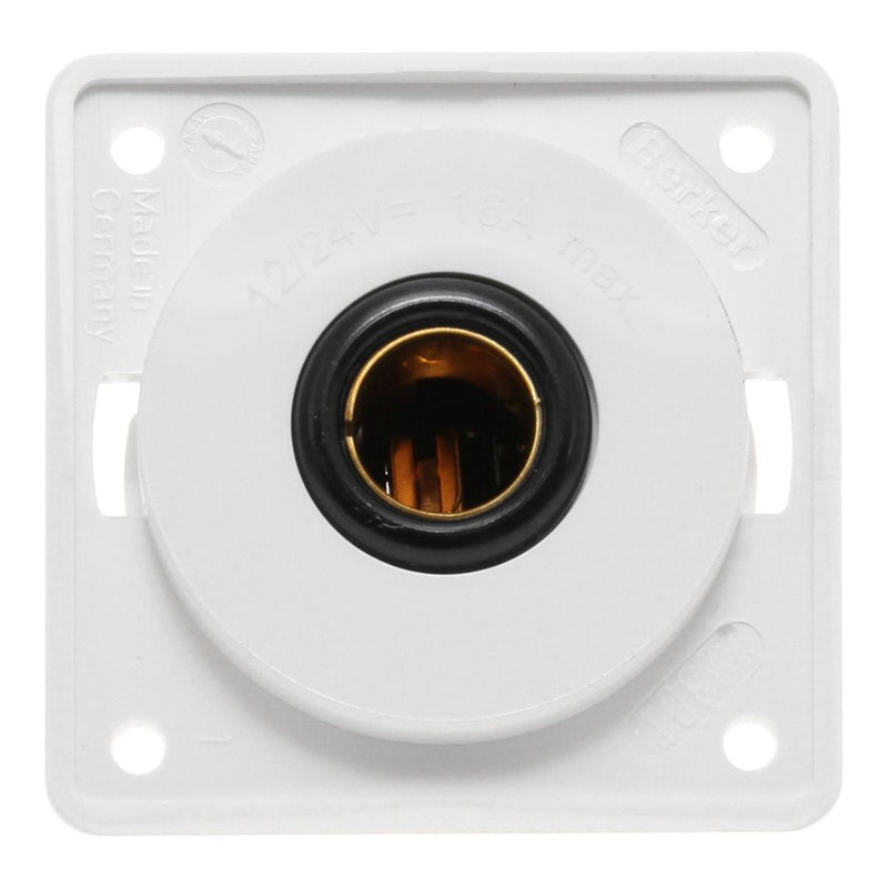 12V Single Pole Socket White (21223W) Convenient White 12V Single Pole Socke W25 - UK Camping And Leisure