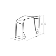 Outwell Mid/Tall Connection Park PowerAir Access zone 240-270cm