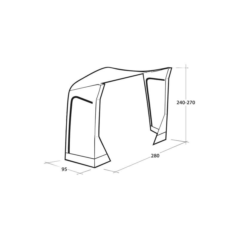 Outwell Mid/Tall Connection Park PowerAir Access zone 240-270cm