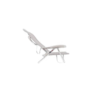 Crespo Beach Chair AL/221 Light Grey Crespo - UK Camping And Leisure