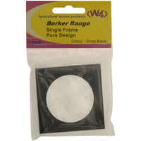 Berker Single Frame Gloss Black 21240B