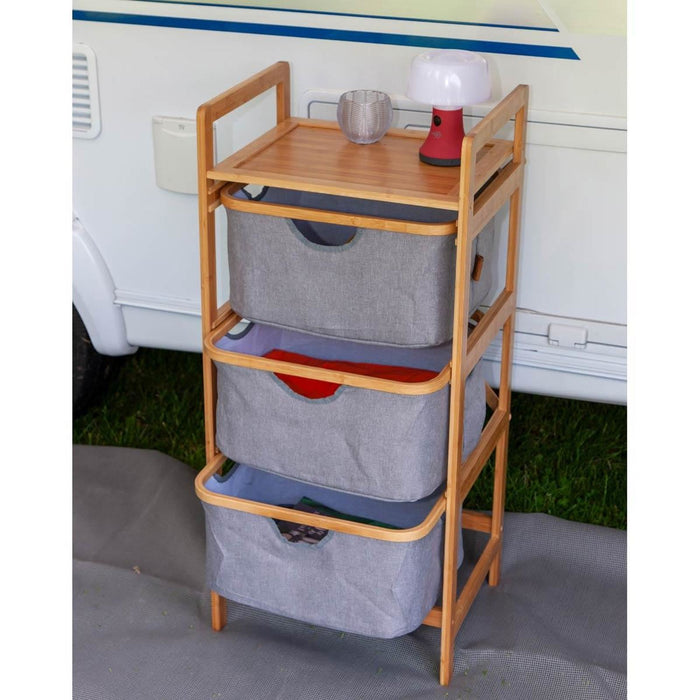 Bo-Camp Urban Collection Cabinet Selsdon Pullout Baskets Bo-Camp - UK Camping And Leisure