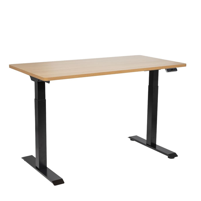 Dellonda Electric Height Adjustable Standing Desk 1400 x 700mm Dual Motor 100kg Dellonda - UK Camping And Leisure