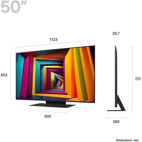 LG LG 50" 4K Ultra HD HDR Smart LED TV with Freeview Play and Freesat