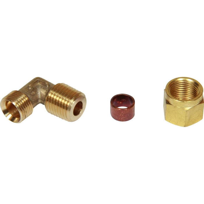 AG Male Stud Elbow Coupling 8mm x 1/4" BSP Taper AG - UK Camping And Leisure