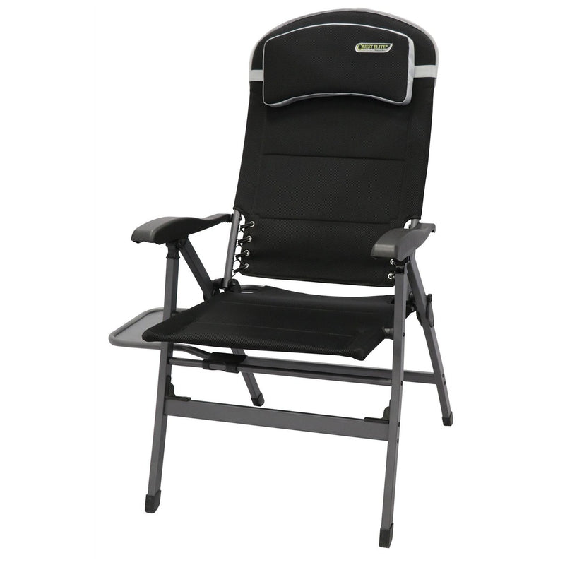 Quest Vienna Pro Comfort Camping Caravan Chair with Side Table Quest - UK Camping And Leisure