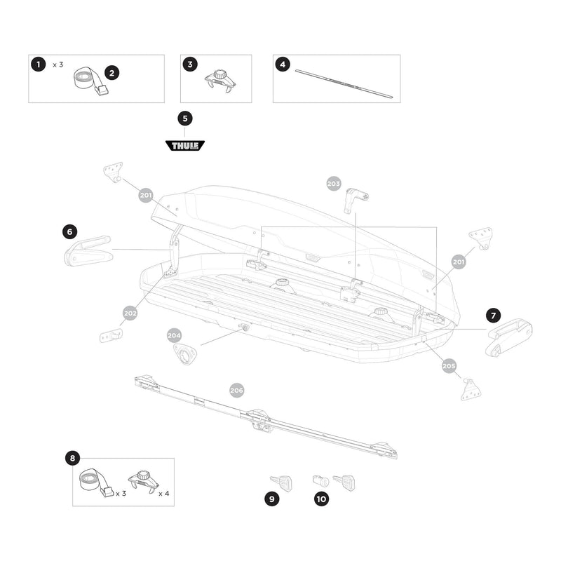 Thule Spares Lock cap - 1500055683