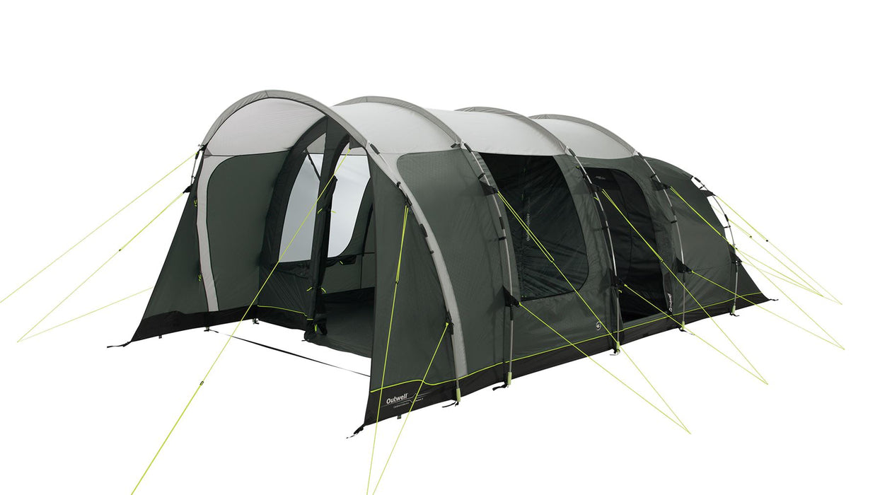 Outwell Denver 5 Pole Tent Green 5 Person Outwell - UK Camping And Leisure