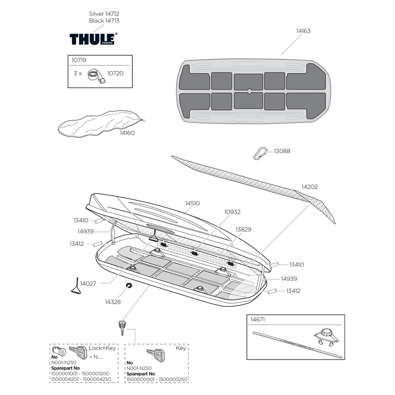 Thule Base Mat Excellence 900 for Sports & Cargo