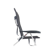 Crespo Beach Chair AL/221 Dark Grey Crespo - UK Camping And Leisure