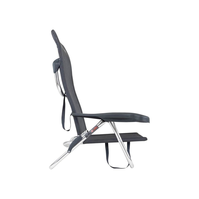 Crespo Beach Chair AL/221 Dark Grey Crespo - UK Camping And Leisure