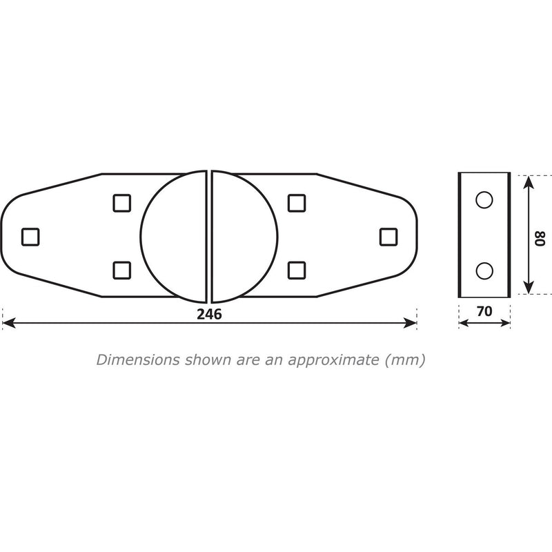 SAS Security Products SAS Universal Security Hasp & Master Disc M50D padlock - Image 3 of 7 | UK Camping and Leisure