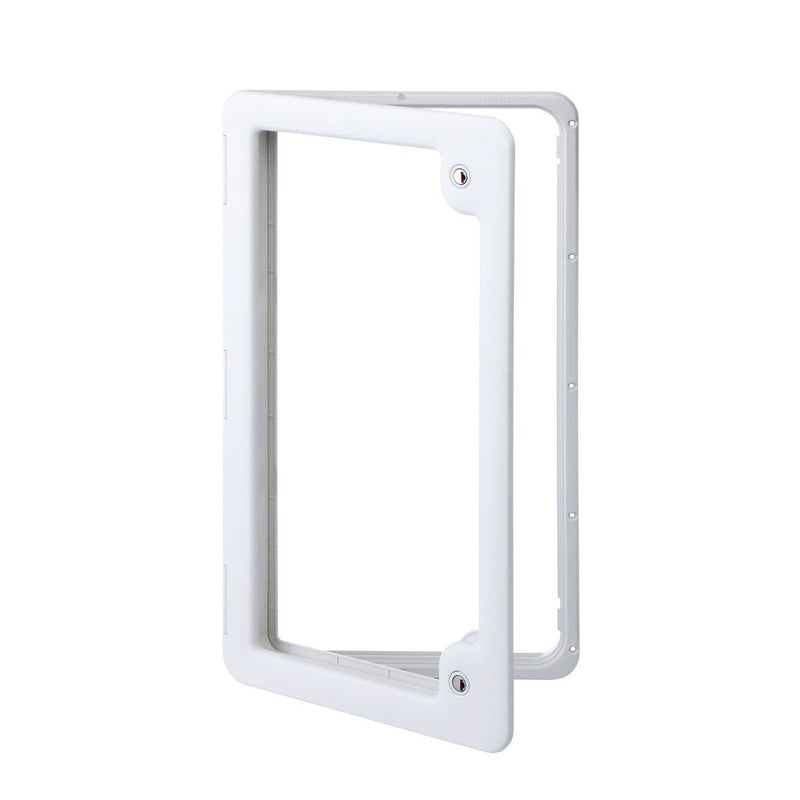 Thetford Model 4 Service Door White Lock Included 26818-80 Thetford - UK Camping And Leisure