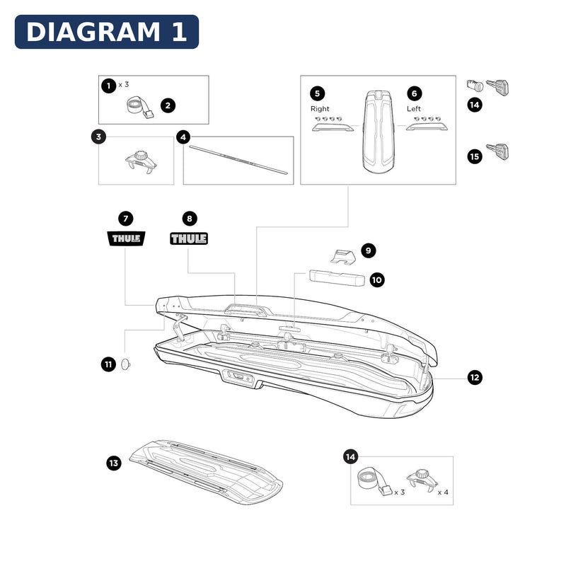 Thule Insert Base Vector Medium