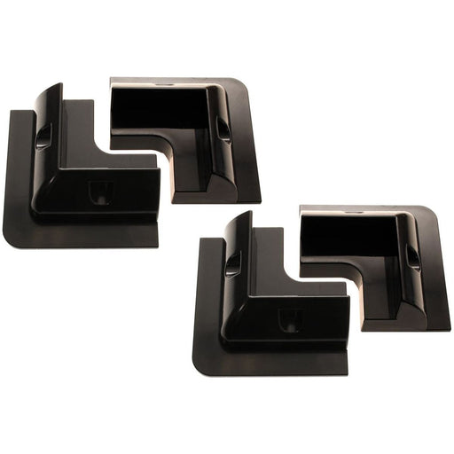 AG ABS Black Solar Panel Corner Mounts x 4 AG - UK Camping And Leisure